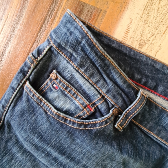 Tommy Hilfiger Blue Freedom Boot Leg Denim Jeans - Picture 9 of 12
